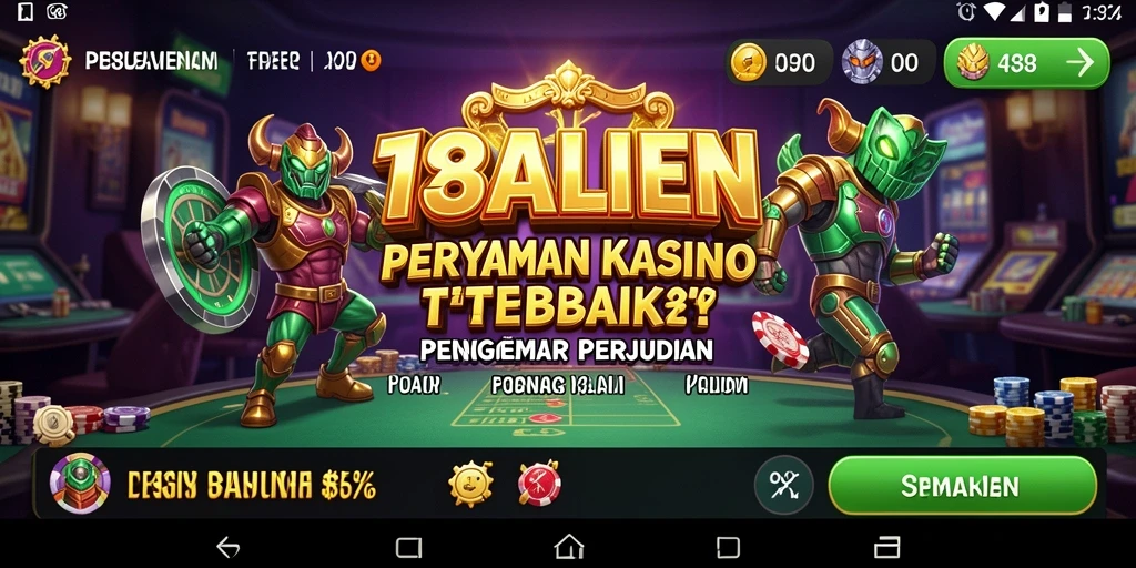 Screenshot gameplay 138ALIEN yang menampilkan pengalaman Kasino yang mengasyikkan.