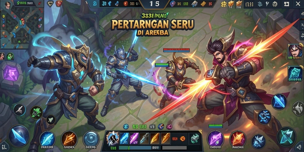 Gameplay seru dengan karakter yang penuh warna di 333I.