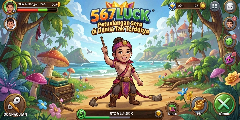 Gameplay 567LUCK yang menarik di dunia petualangan.