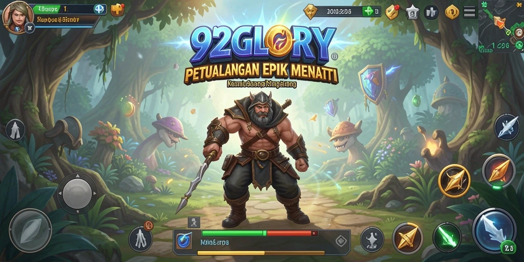 Gameplay petualangan 92GLORY yang menawan dan penuh aksi.