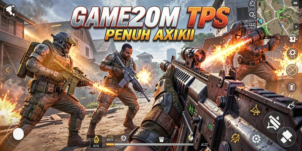 Gameplay mendebarkan A200M dengan pertempuran intens di dunia virtual.
