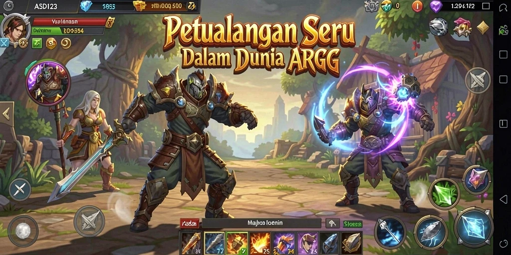 Tangkapan layar aksi mendebarkan dalam gameplay ARPG yang intens.