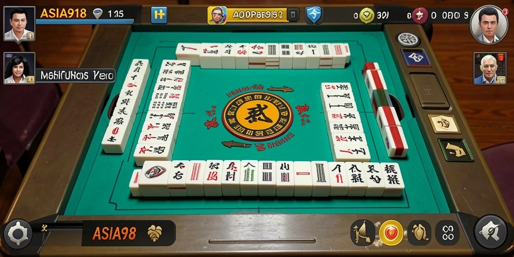Tampilan gameplay ASIA918 yang menawan dengan grafis Mahjong yang indah.