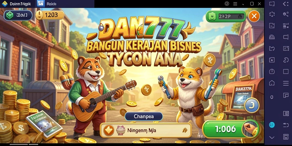 Tampilan gameplay <strong>DAN777</strong> yang seru dan menantang.