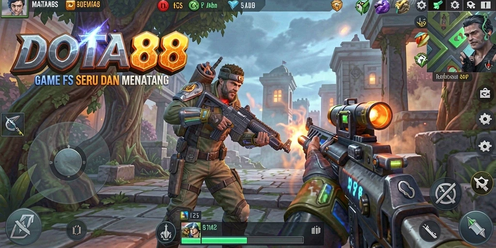 Screenshot DOTA88 yang menunjukkan aksi gameplay seru dan mendebarkan.