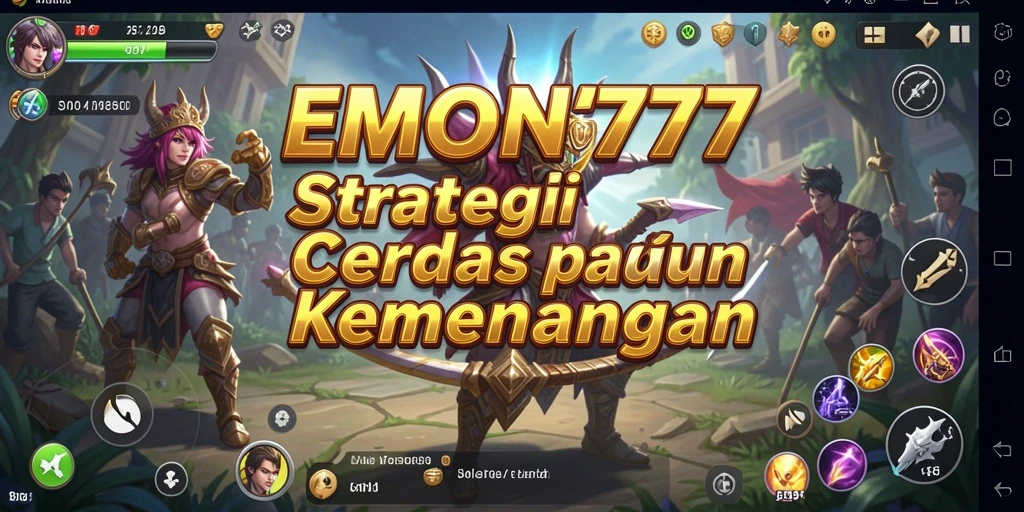 Screenshot gameplay EMON777 menampilkan aksi strategis yang mendebarkan.