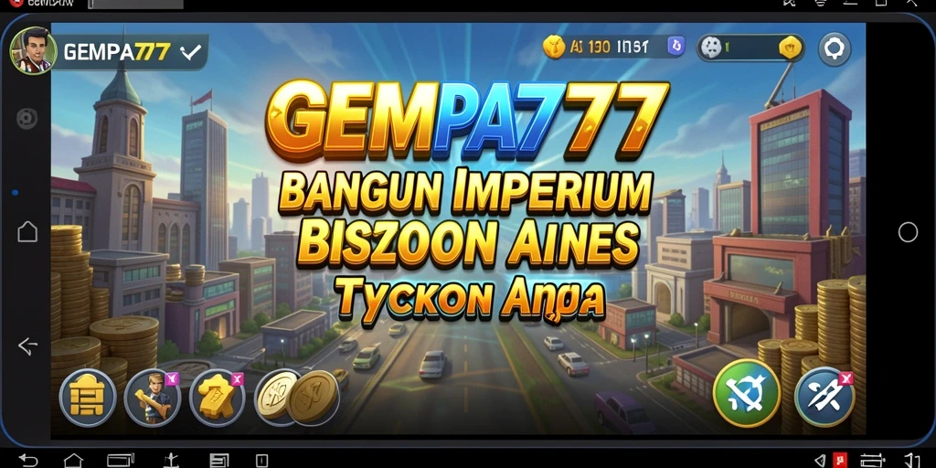 Tampilan screenshot game Tycoon yang menunjukkan pengelolaan bisnis.