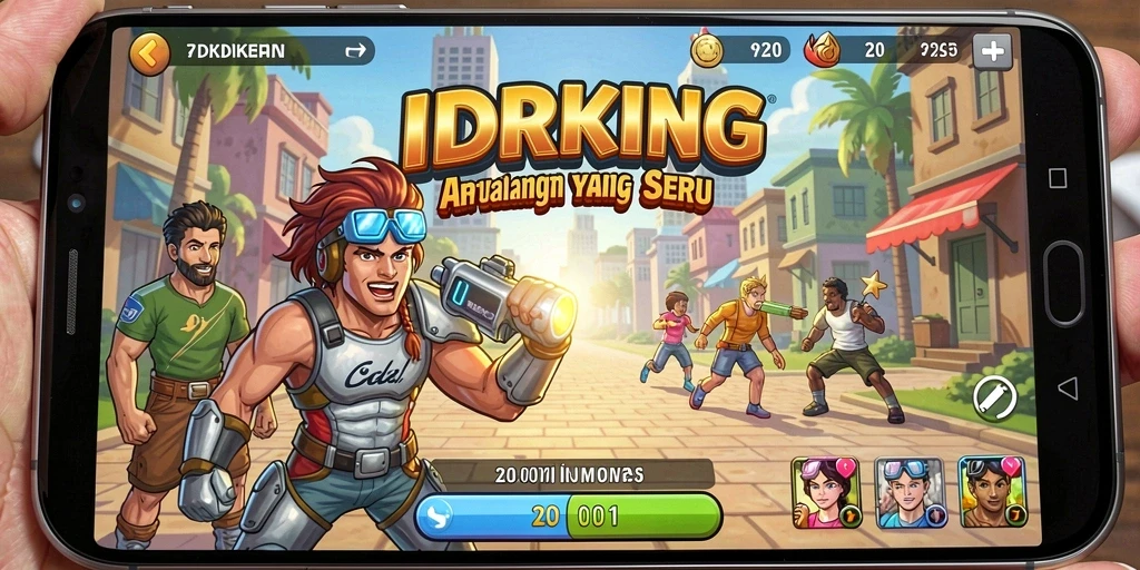 Screenshot IDRKING menampilkan aksi seru di dunia Arcade.