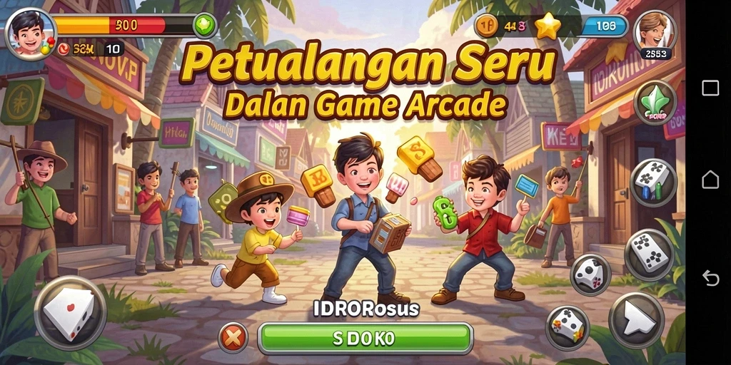 Tampilan gameplay seru dan menantang di IDRRP.