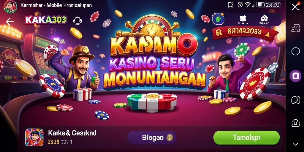 Tampilan menarik gameplay Kasino KAKA303 yang penuh aksi.