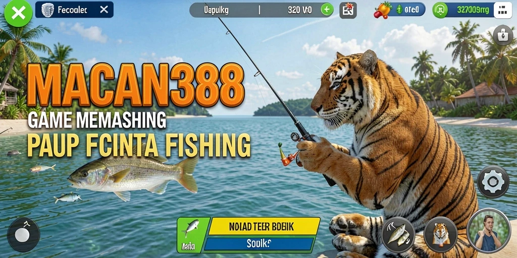 Tangkapan besar di game Fishing yang menampilkan grafis menawan.