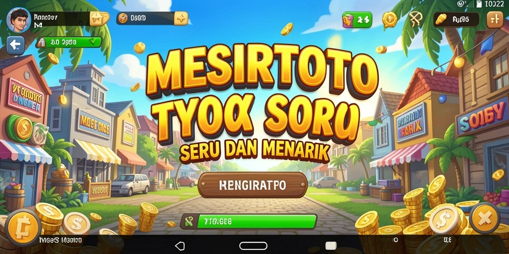 Tampilan gameplay seru di MESIRTOTO dengan strategi Tycoon yang menantang.