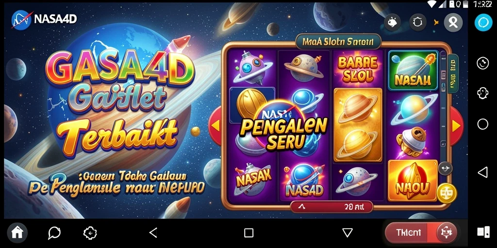 Tampilan gameplay NASA4D yang menarik dan inovatif.
