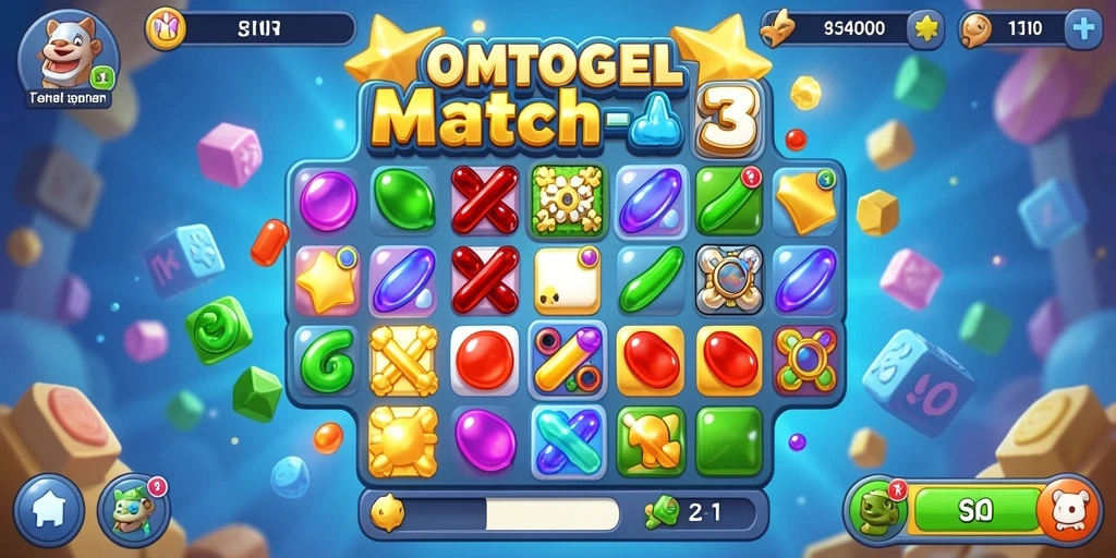 Tangkapan layar gameplay OMTOGEL yang menarik dan penuh warna.