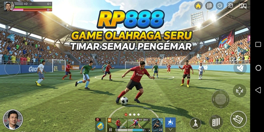 Gameplay menegangkan dalam RP888 yang memikat pemain olahraga.