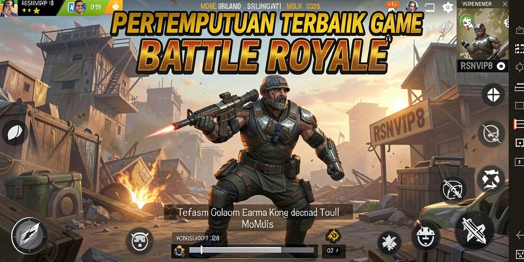 Screenshot gameplay RSNVIP8 menampilkan aksi pertempuran yang mendebarkan.
