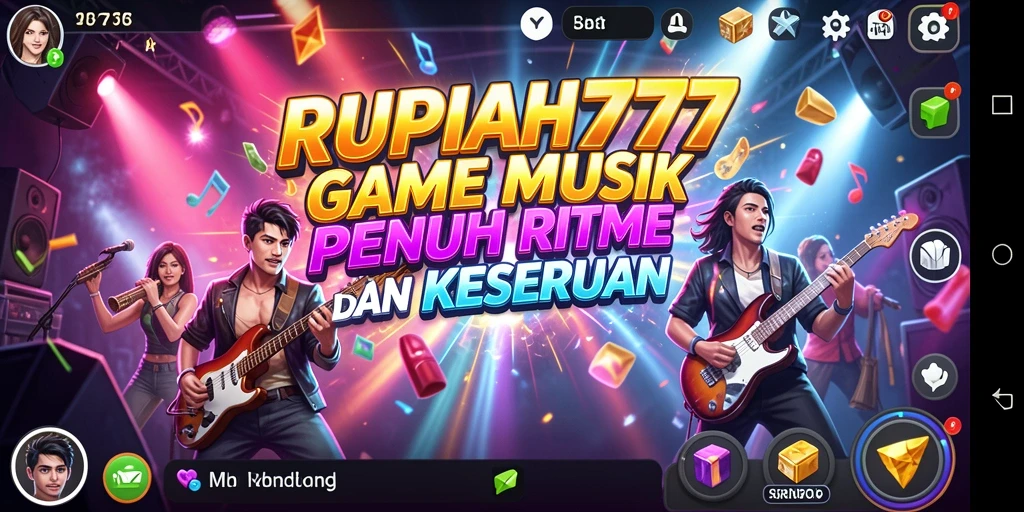 Tangkapan layar utama yang menampilkan gameplay RUPIAH777 yang penuh warna dan dinamis.