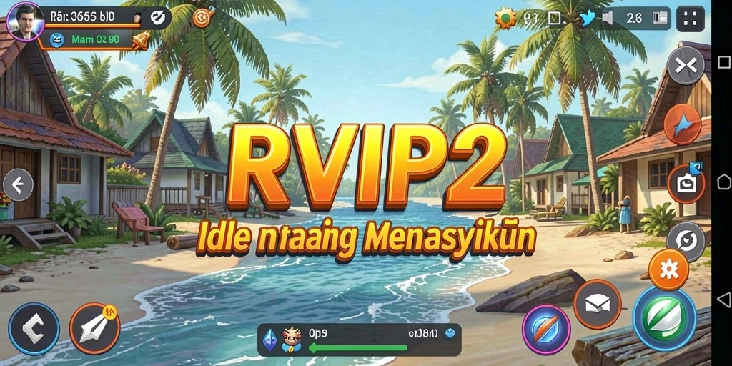 Screenshot gameplay RVIP2 dengan momen Idle yang mengasyikkan.
