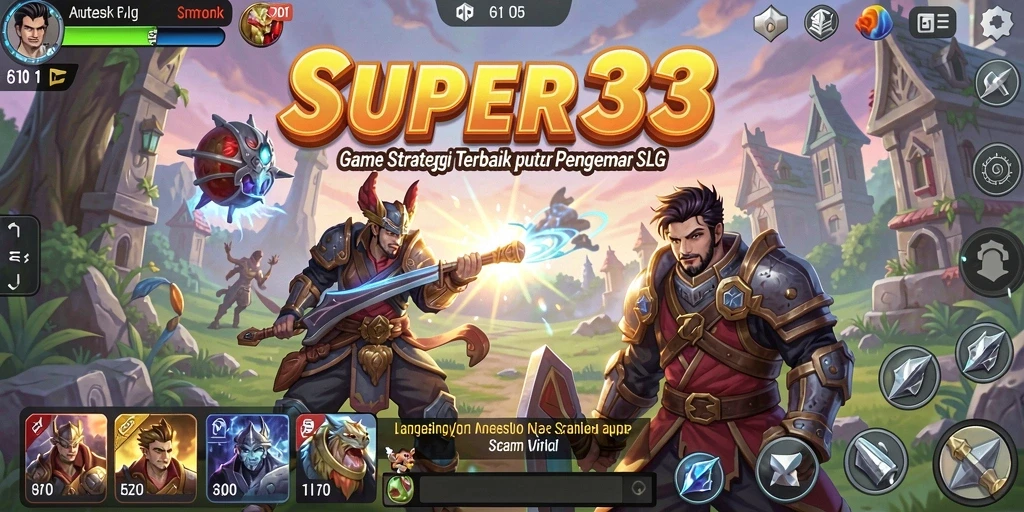 Tampilan gameplay <strong>SUPER33</strong> yang menarik dengan elemen strategi yang mendalam.
